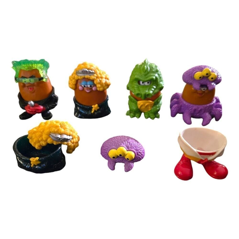 McDonalds 1996 Happy Meal McNugget Halloween Nugget Buddies Almost Complete Set